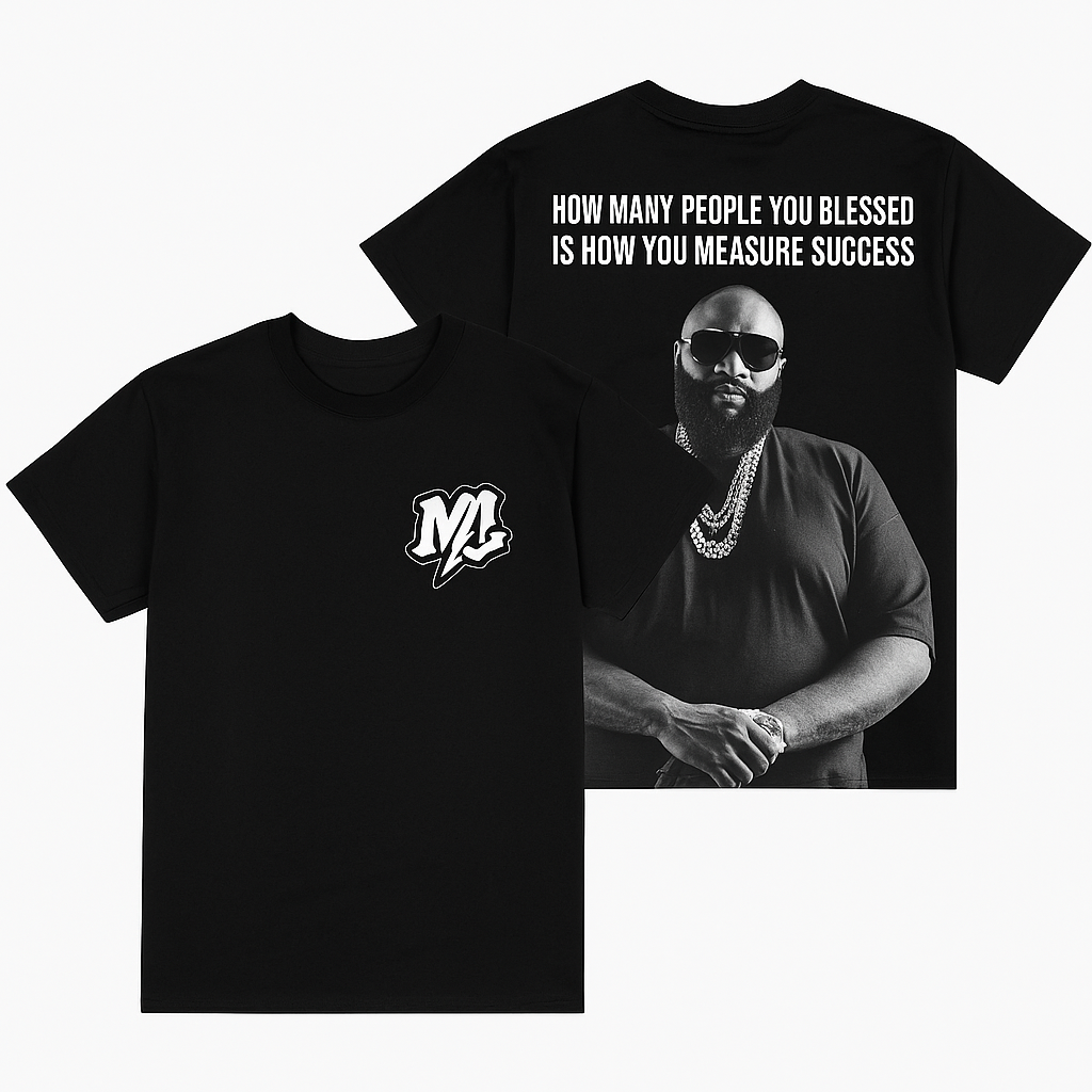Тениска MC - Черна(Rick Ross)